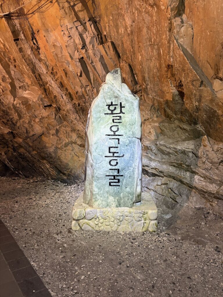 충주 활옥동굴 입구